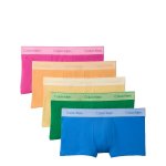 Calvin Klein Low Rise Trunk 5 Pack In Multi - Multi 2XL