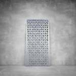 Laser Cut Screen - Design 135 - 1040 X 535 X 20 Grey Outdoor