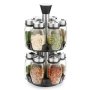 Aqua Spice Rack 12 Jars With No Spices