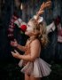 Reindeer Christmas Romper With Hair Accessory