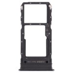 Sim Card Tray + Sim Card Tray Micro Sd Card Tray For Vivo Y76S V2156A Black