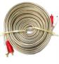 Geeko 5M Braided Dual Cinch Rca Audio Cable Retail Box No Warranty