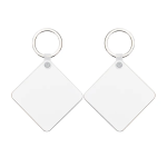 Mdf Keyrings Single & Double-sided 6 Variants - Square 55X55MM Double-sided