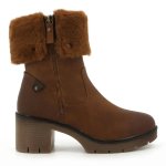 Pierre Cardin Dente Short Fur Collar Boot - Tan - 8