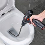 1PC Household Electric Drill Pipe Dredger Accessories Spring Tube Pipe Dredging Spring Sewage Toilet Floor Drain Dredger Cleanin