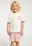 Cotton On Blair Short Sleeve Pyjama Set - Anthurium santa Stripe