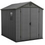 Keter Darwin 6X8FT Shed - Grey