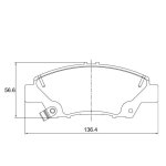 Kbc Brake Pads Front For Honda