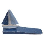Wooden Anchor Doorstop Sailboat 16CM