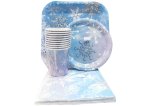 Snowflake Paperplate Set 40PC Set