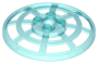 Parts Dish 6 X 6 Inverted Radar Webbed - Type 2 Underside Attachment Positions At 90 Degrees 4285B - Trans-light Blue