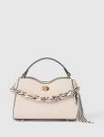 Victoria Scarf Lock Top Handle Bag - 0 Ivory