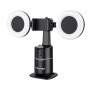 360 Auto Face Tracking Gimbal With Two LED Lights Bluetooth Remote