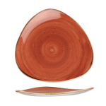Churchill Spiced Orange Triangle Plate 19.2CM - Set Of 12 - 19.2 Cm