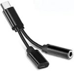 Type C 2 In 1 Aux Audio Jack And Type-c Charging Adapter