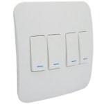 Four Lever One-way Switch With Locator - White - Buy Online At 7 Triple 7