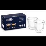 De'Longhi Delonghi 90ML Double Wall Espresso Glasses Set Of 2 DLSC310