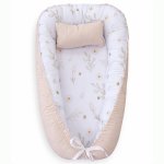 A Baby Nest Pod Safe Sleeping Lounger Soft Beige Bee Leaf