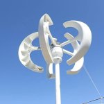 Zentorik Vertical Wind Turbine Generator Kit - 400W 600W 800W 1000W 1200W 12V 24V Compact Home Windmill For Off-grid Renewable E