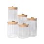 Wave Glass Storage Jar 400ML