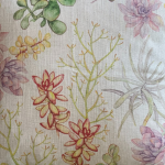 Succulent Parchment Table Runner