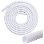 Cord Protector Wire Loom Tubing Cable Sleeve Split Sleeving - White