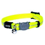 Rogz Alleycat Collar - Dayglo Yellow