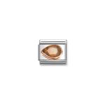 Composable Classic Link Smokey Stone Drop Left