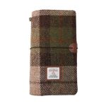 Tailormap Harris Tweed Travel Journal Soft Cover Travelers Notebook - 8.7" X 5.0" Refillable With One Blank Inserts Standard Siz
