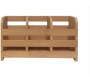 003124 Shelf Organizers Brown Wood