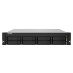 Qnap 8-BAY Quad-core 1.7 Ghz Rackmount Nas With 250W Psu 4GB DDR4 Udimm RAM Sata 6GBPS 2X 10GBE Sfp+ Lan 2X 1GBE Lan