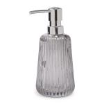 Grey Glass Soap Dispenser