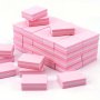 50PC MINI Nail Buffing Blocks Dual-sided Sanding Files Polishing Manicure Pedicure Tools Nail Art Sponge Cubes For Shaping And Smoothing