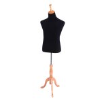 Male Display Torso Wooden Base M43
