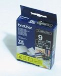 Brother TZ-325 P-touch Laminated Tape White On Black 12MM X 8M