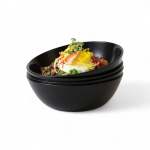 Opal 4 Piece Cereal Bowl Set Black