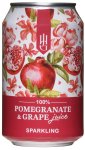 100% Pomegranate & Grape Juice Sparkling