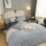 Smte Magical Fluffy 4 Piece Duvet Cover Set Light Grey With Keychain