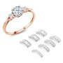 Invisible Ring Size Adjuster For Loose Rings Ring Guard Ring Sizer 7 Sizes Fit For Man And Woman Ring
