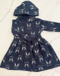 Woolworths Blue Bunny Long Sleeve Dress 12 18M