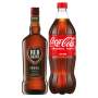 Red Heart Rum 750ML & Coke 1L - 1
