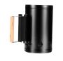 Stainless Steel Chimney Charcoal Starter-black