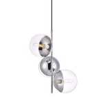 Lausanne Pendant Light Chrome And Glass