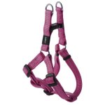 Rogz Utility Medium 16mm Snake Step-in Dog Harness Pink Reflective