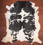 As Grade Nguni Hide 220 Black white XXL - Extra Extra Large Black white Panelled