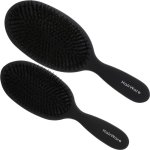 Hairware Black Cushion Brush With Porcupine Bristles Collection