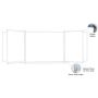 Parrot Educational Board Centra Panel 2420MM Magnetic White