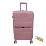 Smte Ultimateguard 1-PIECE Ubk Suitcase 50 Cm With Keyring Pink With Keychain
