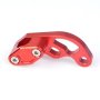 2 Pcs Motorcycle Modification Accessories Universal Brake Hose Clamp Red