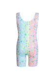 Girls Sleeveless Athletic Jumpsuit Gymnastics Practice Performance Leotards Outfit Cycling Training Wear Kids Clothes